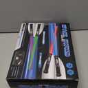 Cawiew 4 Pack Light up Sword Saber with FX Sound (on-Off Control) and Full Retractable Handle, 4 Colors LED Glow in The Dark Toy for Kids Adult