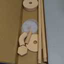 Baby Crib Mobile Arm, Unpainted Beech Wood, Rotatable Bed Mobile Holder, Adjustable Mounting Bracket