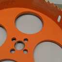 6.25 Hole Saw for Recessed Lights Can Lights, 6-1/4 Inch Hole Cutter with Dust Bowl Catcher for Led Recessed Lighting 6 Inch and Wood Metal Drywall, Bi-Metal Construction (Orange)