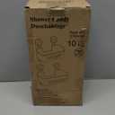 LEVERLOC Shower Caddy Suction Cup, Shower Organizer Removable Bathroom Shelf, Storage Suction Powerful Max Hold 22lbs Bathroom Caddy Waterproof Holder, Blue (1 x (Medium+Large), white)