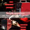 Automotive Smoke Machine Leak Detector, Evap Vacuum Smoke Diagnostic Tester with Built-in Air Compressor, Pipeline Fuel Leakage Detector Compatible with 12V DC Vehicles