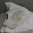 LONGADS Professional Bee Suit for Men and Women, Full Body Beekeeping Suit with Gloves & Protective Round Veil, Size XXXL (Fits 73-77 Inches / 6'1"-6'5") for Apiary & Backyard (White)