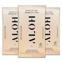 ALH Sweet Orange Bergamot + Aloe Sanitizing Hand Wipes - Clean Hands, Clear Mind - On The Go Hand Sanitizing Wipes for Kids and Adults - Travel Size 3 Pack 20ct Wipes (60 wipes)