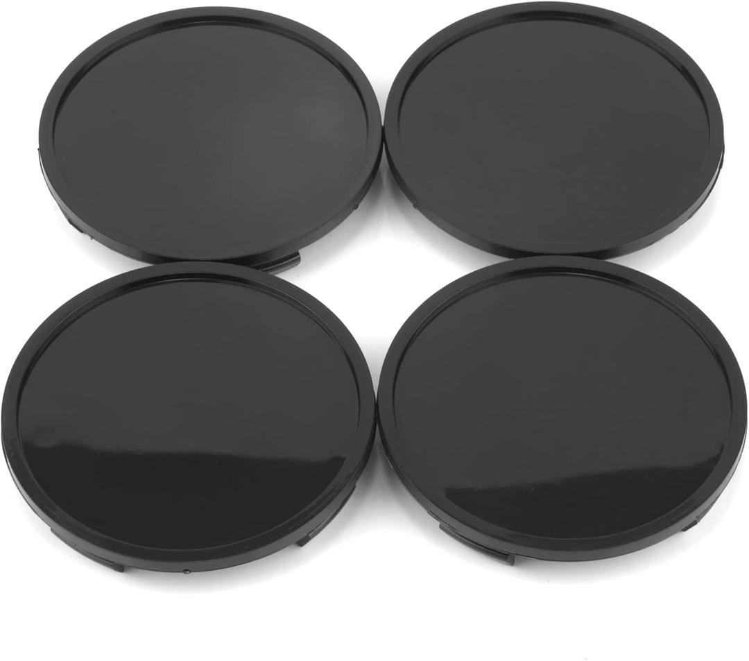 RTrhinotuning 4PCS 3.03 inch / 77 mm Wheel Center Caps Black Base for 2015-2019 F150 2015-2018 Expedition Wheel Rim Accessories, OD: 3.03 / 77 mm, ID: 2.83" / 72 mm