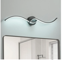 vivihobb Modern Dimmable LED Vanity Lighting,Bathroom Light Fixture Over Mirror,Black,32 Inch,30W,3CCT