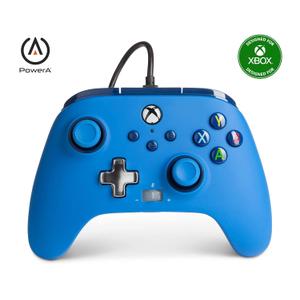 PowerA Enhanced Wired Controller for Xbox Series X|S - Blue, Officially Licensed for Xbox