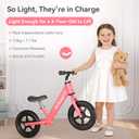 Toddler Balance Bike 12 No Pedal Training Bicycle for Kids 24 Months to 5 Years Tool-Free Adjustments Seat and Handlebar Best Gift for 2 3 4 5 Boys Girls | No Pedal, Training Bicycle, for Kids, Seat and Handlebar, Best Gift