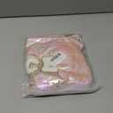 Hiroyuki Iridescent Makeup Bag, 14 inches Cosmetic Bag, Large Capacity Travel-Friendly Pouch (Face, Pink)