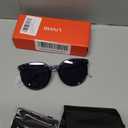 Livho Polarized Sunglasses, Retro & Oversized Shades for Women with Round Lenses