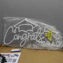 Congrats Grad Neon Sign Congrats Neon Lights Signs for Wall Decor with Dimmable Backdrop LED Light Up Signs for Party, Photos, Class of 2025 Celebrations, Graduation Gift
