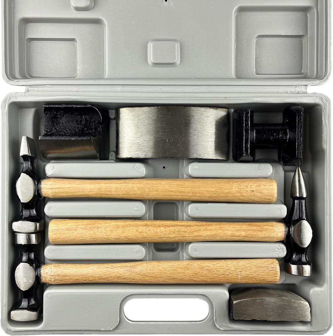 STXDY 7PCS Auto Body Repair Kits, Carbon Steel, Car Fender Repair Tools, Car Body Dent Repair Kit for Collision Repair