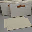 Shoe Organizer for Closet, 2-Pack Foldable Shoe Storage Box with Adjustable Dividers & Clear Cover, Fits 16 Pairs, Beige, Durable and Space-Saving