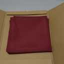 sancua Small Square Tablecloths 36x36 Inch - Burgundy Table Cloth for Square or Round Tables, Washable Polyester Fabric Table Cover for Christmas Nightstand End Bedside Tables