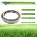 Lawn Mower Deck Drive Belt for John Deere STX30 STX38 STX38 STX46 M74747, for Sabre 1338G 1538H 1546G, for MTD 01005374P, for Husqvarna 531007550 539110410 (1/2 x 105 inch), Aramid Cord Belt
