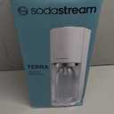 SodaStream Terra Sparkling Water Maker (White) with CO2 and Dishwasher Safe Bottle