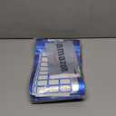 120 PCS-7x10 Reclosable Mylar Bags Blue for Food Storage, Resealable Mylar Bag 1 Quart with Clear Window for Small Businesses, Smell Proof Aluminum Foil Zipper Edible Packaging Bag for Candies