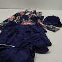 Muslim Swimsuits for Women Long Sleeve Built-in Bra Swimming Tops + Swimming Pants + Hijab Burkini Full Cover Swimwear M