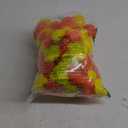 6 Pcs - 5 Feet Marigold Garland Indian American Wedding Party Mantle Decoration, Dia de Los Muertos Faux Garlands Diwali Decoration, Spring Bush Floral Dark Dark Orange, Yellow