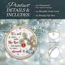 2 x Ornament 2025, White Elephant Gift, Its Not Whats Under The Tree That Matters Ornament  Heartfelt Holiday Keepsake Present for Family and Friends