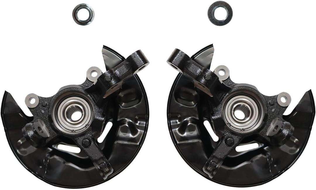 2Pcs Front Left and Right Steering Knuckle Hub Bearing Assembly 698-388 698-389 4321119015 47781-12240 For Toyota Corolla 2003-2008 L4 1.8L