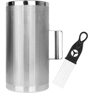 12" x 6" Stainless Steel Guiro Instrument Latin Percussion Metal Guiro Shaker with Scraper Percussion Instrument, Guira Dominicana, Wiro Musical
