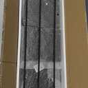 Giftgarden 16 Inch Black Floating Shelves with Black Metal Guardrail, Wood Shelves for Wall Storage Set of 3, Wall Shelf for Bathroom Bedroom Living Room Kitchen Nursery