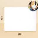 2 x JoyCat Small White Board 2 Pack, 9"X12" Double-Sided Mini Dry Erase Lap Board, Portable Classroom Set for Students & Teachers, School Supplies