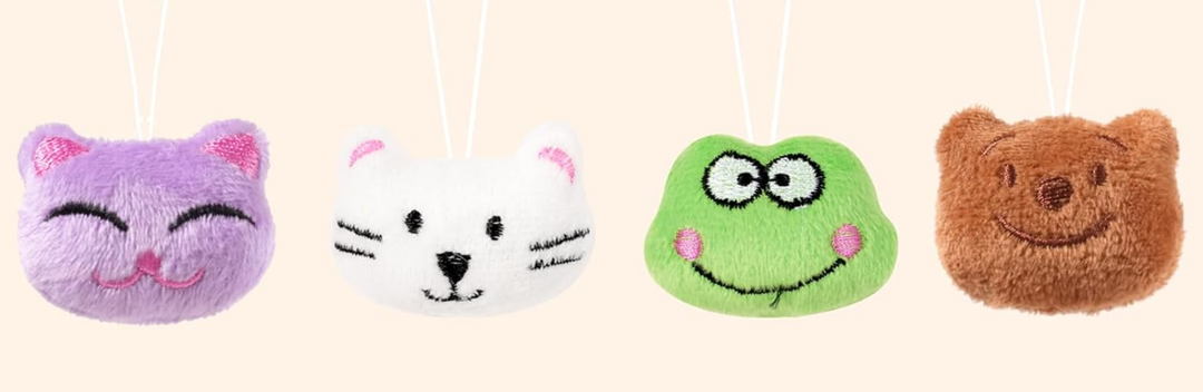 VISATOR 25pcs Mini Stuffed Animals Keychains– Small Plush Toys Bulk for Claw Machine Prizes, Christmas Party Favors for Kids, Classroom Rewards, Carnival Gifts, Goodie Bags, Easter & Birthday Gifts