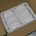 LE TAUCI Ramekins 4 OZ Oven Safe, Creme Brulee Ramekins, Pudding Custard Cups Souffle Ramiken, Dipping Sauce Dishes, Ceramic Ramekin Bowls Set of 6, White