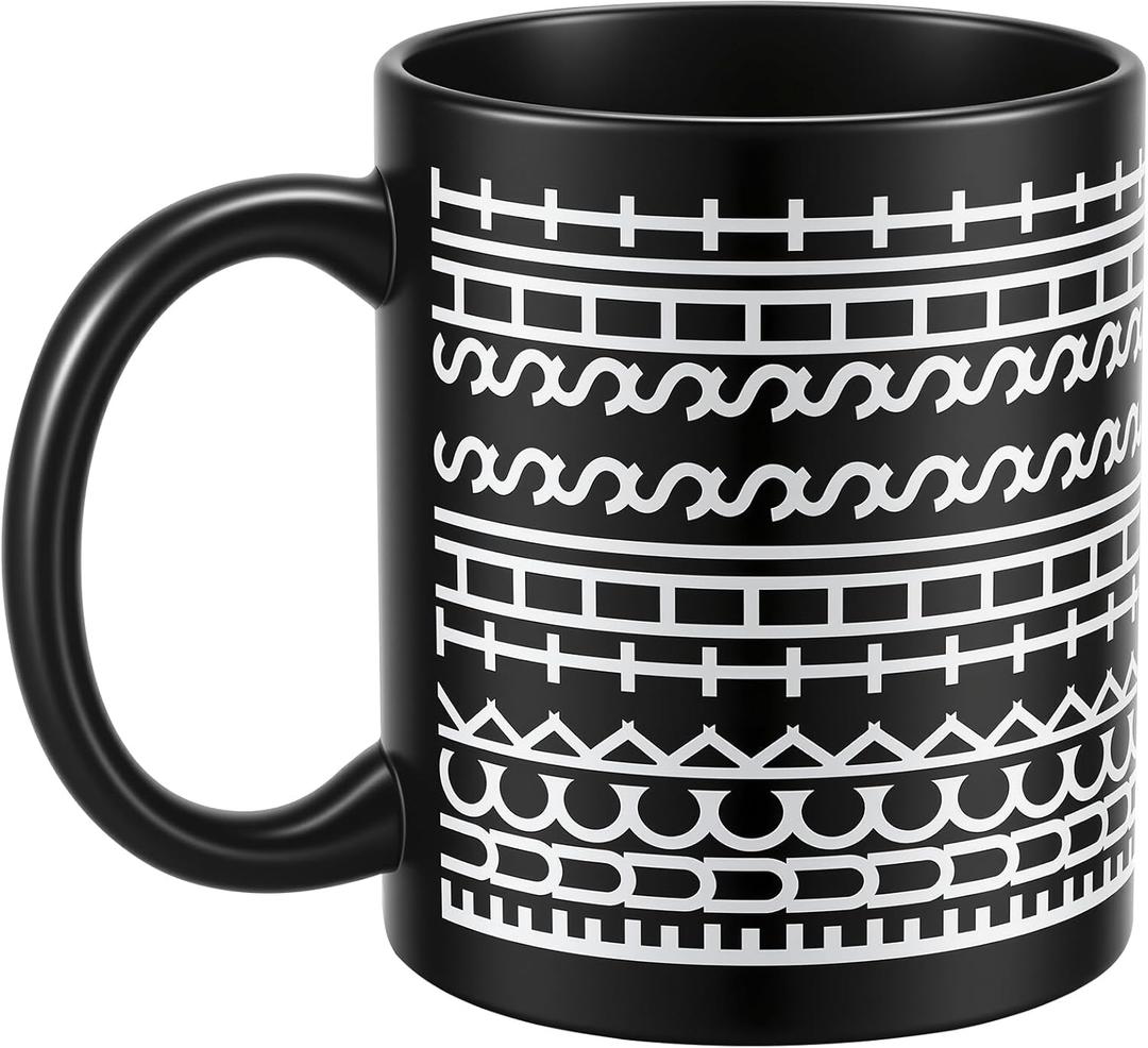 Birthday Gifts for WomenFunny Gag Gifts for Men, Hidden Message Ceramic Coffee Mug, White Elephant Gifts, Unique Office Prank Gag Gifts for Coworkers Coffee Lover