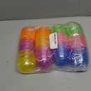 Haconba 23 Pack 4 Inch Fillable Easter Eggs Translucent Colorful Large Plastic Easter Eggs with Flat Bottom for Easter Basket Fillers Egg Hunt Party Supplies, 6 Colors