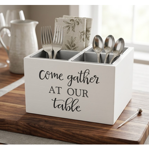  Choice Bamboo Desk Organizer White Powder-Coated Natural Bamboo Mail Organizer for Countertop - Wooden Desktop Organizer 