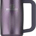 STANLEY Quencher H2.0 Tumbler with Handle and Straw 30 oz | Flowstate 3-Position Lid | Cup Holder Compatible for Travel | Insulated Stainless Steel Cup | BPA-Free | Fluted Wisteria Shine