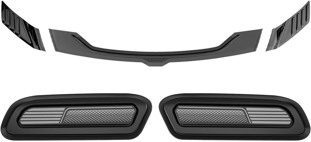 Hood Deflector Compatible with 2019-2024 Dodge RAM 1500 LED Hood Side Maker Light Replacement for 2019-2024 Dodge RAM Accessories