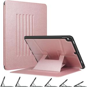 Fintie Magnetic Stand Case for iPad Air 10.5" (3rd Generation) 2019 / iPad Pro 10.5" 2017, Multi-Angle Viewing Rugged Soft TPU Back Cover with Pencil Holder, Auto Wake/Sleep, Rose Gold