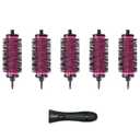 LIGICKY Blowout Brush Set with 1.9 Detachable Barrels Round Brushes Hair Styling Tool, 1 Handle 5 Barrels, Small