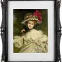Vintage Baroque Picture Frame,Gold Picture Frames for Wall Hanging & Tabletop, Suitable for 8x10 inch photos (Black, 11X14)