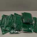 300 PCS Green Plastic Silverware Heavy Duty Disposable Green Utensils Sets Include 100 Plastic Forks, 100 Knives, 100 Spoons for Birthday, Picnic, Christmas, St. Patrick's Day
