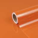 Orange Contact Paper 23.6"x196" Glossy Orange Peel and Stick Wallpaper for Kitchen Countertop/Cabinet Self Adhesive Waterproof Wall Paper Removable Decorative Vinyl