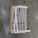 Regalo Safety 29-38.5" Baby Gate for Doorways & Bottom of Stairs, Pressure Mounted Baby Gate with Door for Babies, Toddlers & Pets, Tested & Safe for 30 Years, American Designed, American Owned, White