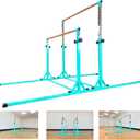 MARFULA Gymnastics Double Horizontal Bars 3Play Parallel Bars Uneven Bars Gymnastics Training Kip Bar with 304 Stainless Steel Regulating Arms & Fiberglass Rail for Indoor Outdoor Home Club Use