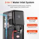 Hot Water Dispenser, 1600W Commercial Hot Water Boiler with Dual Water Inlet Options (Water Pump and Water Source Connection), 50L(13Gal)/H Large Hot Beverage Dispenser, 12L