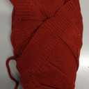 24 Inch Red Knitted Small Christmas Tree Skirt, Chunky Cable Knit with Elegant Twist Design, Perfect for Xmas Holiday Decorations