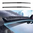 HEVLE Windshield Wiper Blades, Premium All-Season Windshield Wiper Blades, Wiper Blades Easy Install & Durable Stable Quiet Universal Car Accessories for Most Car