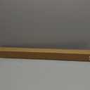 Ivilon Tension Curtain Rod - Spring Tension Rod for Windows or Shower, 36 to 54 Inch. Warm Gold