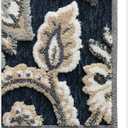 Color&Geometry Indoor Door Mat with Non Slip Latex Backed Soft, 20"x31", Thin Front Door Mat, Dirt Resist, Low Profile Easy Clean Entry Mats for Entryway, Entrance, Floral Elegance