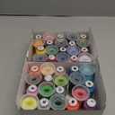 New brothread 40 Colors Compatible with Brother Polyester Embroidery Machine Thread Kit 500M (550Y) Each Spool Compatible with Brother Babylock Janome Singer Pfaff Bernina Embroidery & Sewing Machine