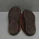 Zigzagger Men's Slip On Moccasin Slippers, Indoor/Outdoor Warm Fuzzy Comfy House Shoes, Fluffy Wide Loafer Slippers, 10,5