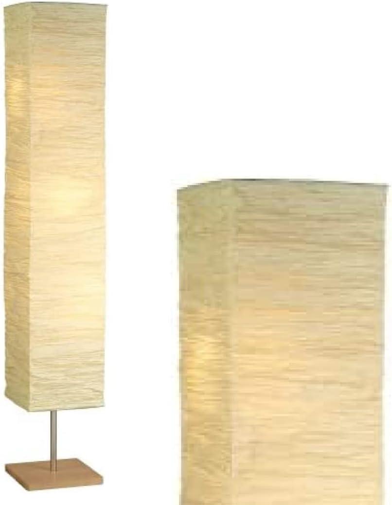 Adesso Three Light Floor Lamp  Natural Wood Base & Adjustable Brightness  Perfect Lighting for Bedroom, Living Room and Corner Decor, Beige