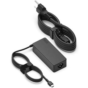 Haiyistar 65W USB C Laptop Charger for HP Envy/Spectre X360/Chromebook X360, Lenovo Thinkpad X1 Carbon T480/Yoga 7i C940 C930, Asus vivobook, Samsung, Acer, Google, Type C Computer Charger Power Cord